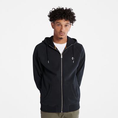 Timberland Exeter River Zip Kapüşonlu Sweatshirt Erkek Siyah | TR-9215E