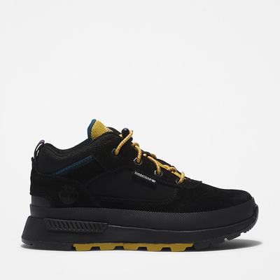 Timberland Field Trekker Leather Spor Ayakkabı Çocuk Siyah Beyaz | TR-7826G