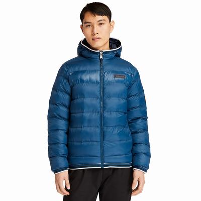 Timberland Garfield Kukuletalı Puffer Ceket Erkek Mavi | TR-4867K