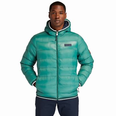 Timberland Garfield Kukuletalı Puffer Ceket Erkek Yeşil | TR-9480Z