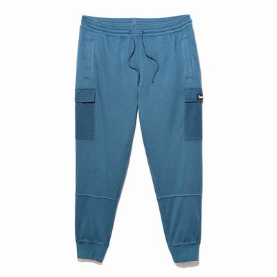 Timberland Garment-Dyed Cargo Sweatpants Pantolon Erkek Mavi | TR-7234B