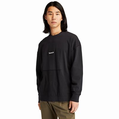 Timberland Garment-Dyed Graphic Tişörtü Erkek Siyah | TR-9854U