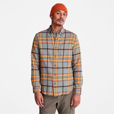 Timberland Heavy Flannel Check Gömlek Erkek Yeşil | TR-1495H
