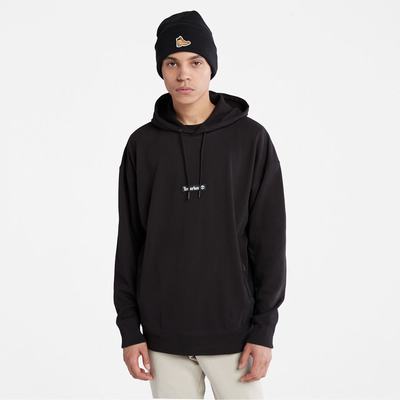 Timberland Heavyweight Kapüşonlu Sweatshirt Erkek Siyah | TR-7019R