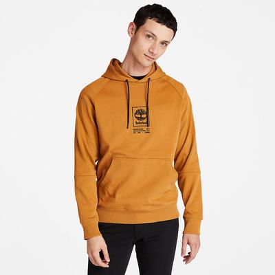 Timberland Heavyweight Logo Kapüşonlu Sweatshirt Kadın Sarı | TR-3946N