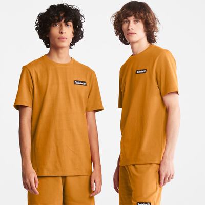 Timberland Heavyweight Logo Tişört Kadın Kahverengi | TR-4638R