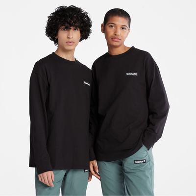 Timberland Heavyweight Long-Sleeve Tişört Erkek Siyah | TR-1043J