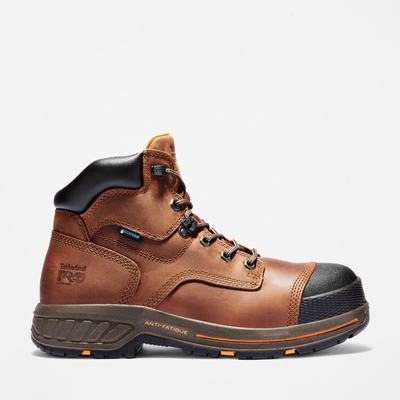 Timberland Helix HD 6" Waterproof Iş Botu Erkek Kırmızı Kahverengi | TR-3740B