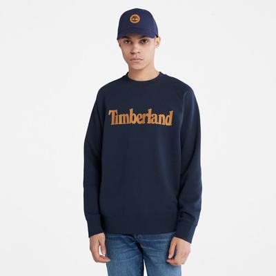 Timberland Heritage Logo Tişörtü Erkek Lacivert | TR-6920E