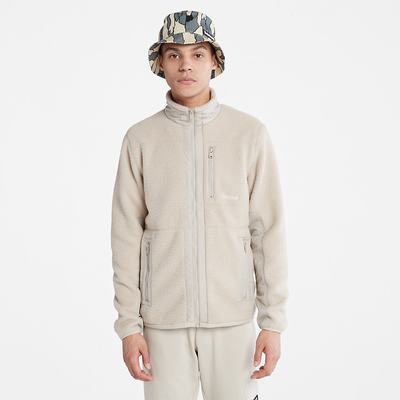 Timberland High-Pile Fleece Ceket Erkek Bej Rengi | TR-8324T