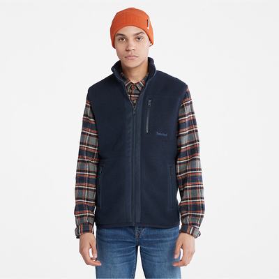 Timberland High-Pile Fleece Yelek Erkek Lacivert | TR-0267N