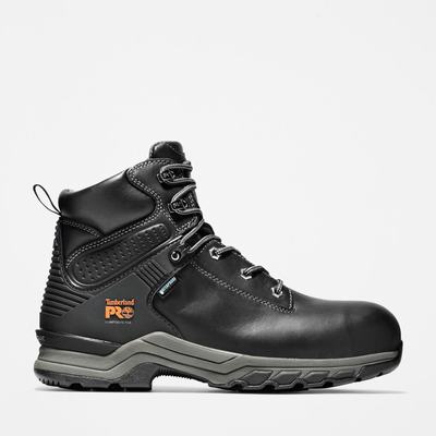 Timberland Hypercharge 6" Composite Burunlu Waterproof Iş Botu Erkek Siyah | TR-8463F
