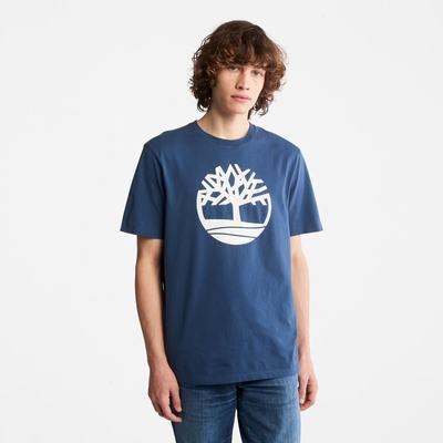 Timberland Kennebec River Tree-Logo Tee Tişört Erkek Koyu | TR-8594E