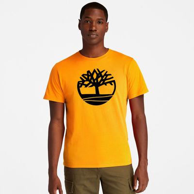 Timberland Kennebec River Tree Logo Tişört Erkek Turuncu | TR-4516Q
