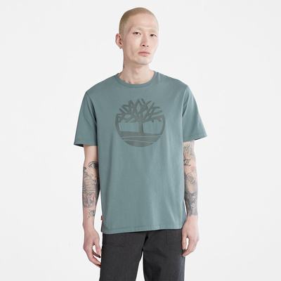 Timberland Kennebec River Tree-logo Tişört Erkek Yeşil | TR-9034M