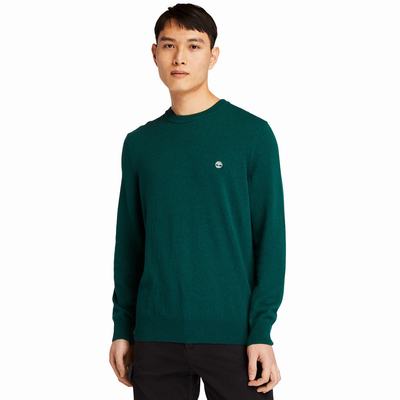 Timberland Knox River Crewneck Süveter Erkek Yeşil | TR-4837Y