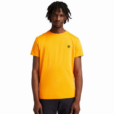 Timberland Kısa Sleeve Slim Logo Tee Tişört Erkek Turuncu | TR-1598V