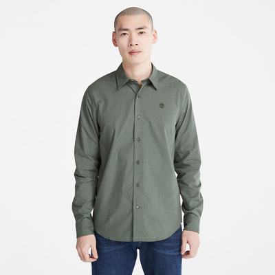 Timberland Lightweight Flannel Gömlek Erkek Yeşil | TR-2169Q
