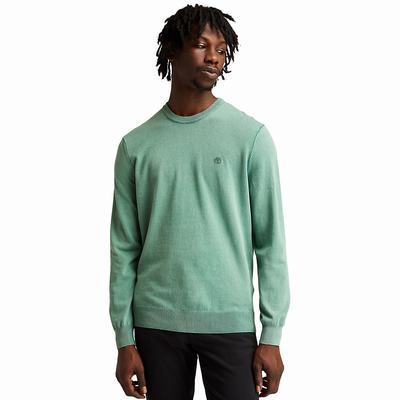 Timberland Lightweight Washed Süveter Erkek Yeşil | TR-3890P