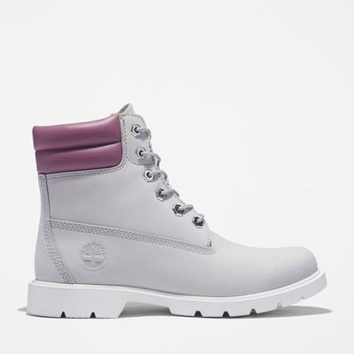 Timberland Linden Woods 6-Inch Waterproof Bot Kadın Açık Gri | TR-3617F