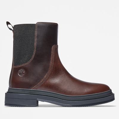 Timberland Lisbon Lane Chelsea Chelsea Bot Kadın Koyu Kahverengi | TR-6417H