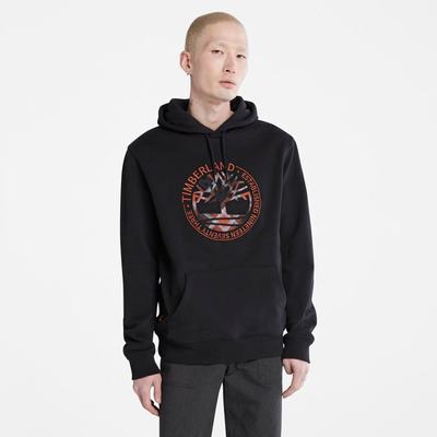 Timberland Little Cold River Kapüşonlu Sweatshirt Erkek Siyah | TR-7391S