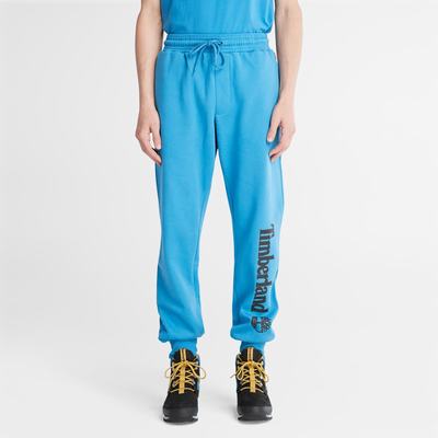 Timberland Logo Sweatpants Pantolon Erkek Açık Mavi | TR-6904S