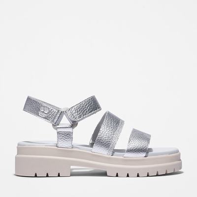 Timberland London Vibe Ankle-Askılı Sandalet Kadın Gümüş | TR-1593N