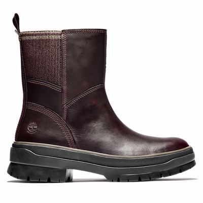 Timberland Malynn Side-zip Bot Kadın Bordo | TR-1694S