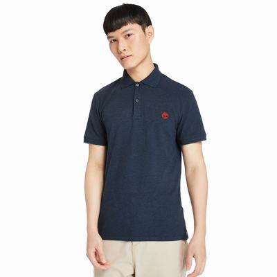 Timberland Merrymeeting River Polo Gömlek Erkek Lacivert | TR-7639F