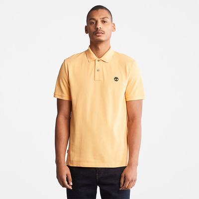 Timberland Millers River Pique Polo Gömlek Erkek Sarı | TR-0534H
