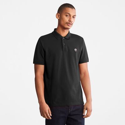 Timberland Millers River Pique Polo Gömlek Erkek Siyah | TR-2976V