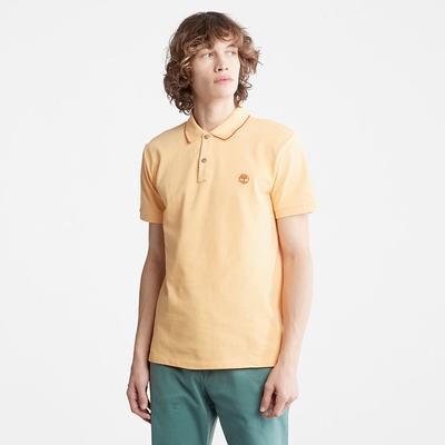 Timberland Millers River Print-Collar Polo Gömlek Erkek Turuncu | TR-8140F