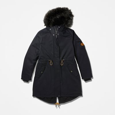 Timberland Mount Kelsey Fleece-lined Parka Ceketler Kadın Siyah | TR-6140F