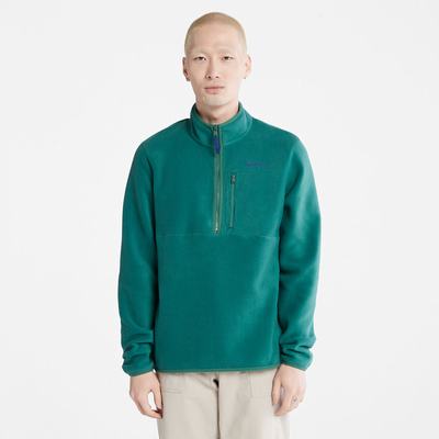 Timberland Mt. Willard 1/4-Zip Fleece Ceket Erkek Yeşil | TR-2615F