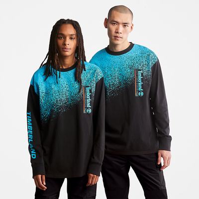 Timberland Outdoor Archive Long-sleeved Graphic Tişört Kadın Siyah | TR-4370D