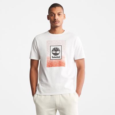Timberland Outdoor Archive Tişört Erkek Beyaz | TR-0417H