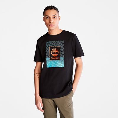 Timberland Outdoor Archive Tişört Erkek Siyah | TR-5821G