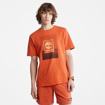 Timberland Outdoor Archive Tişört Erkek Turuncu | TR-8254F
