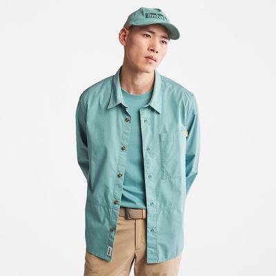 Timberland Outdoor Heritage EK+ Overshirt Ceket Erkek Turkuaz | TR-4502X