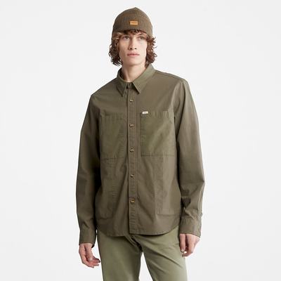 Timberland Outdoor Heritage Overshirt Ceket Erkek Koyu Yeşil | TR-7839N