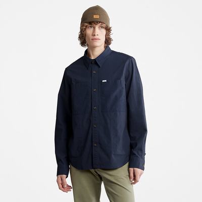 Timberland Outdoor Heritage Overshirt Ceket Erkek Lacivert | TR-8542B