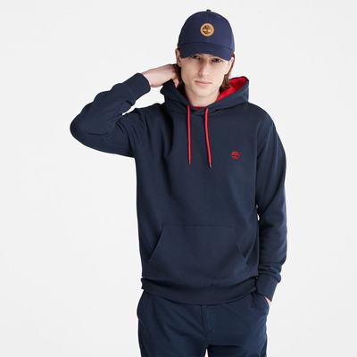 Timberland Oyster River Kapüşonlu Sweatshirt Erkek Lacivert | TR-9820L