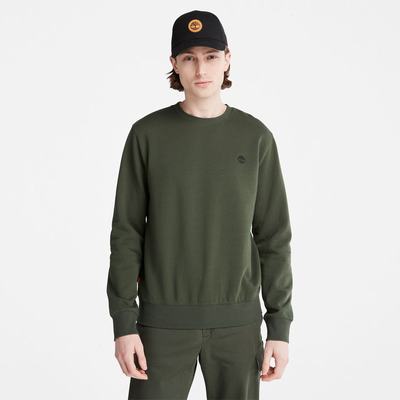 Timberland Oyster River Logo Tişörtü Erkek Koyu Yeşil | TR-3156K
