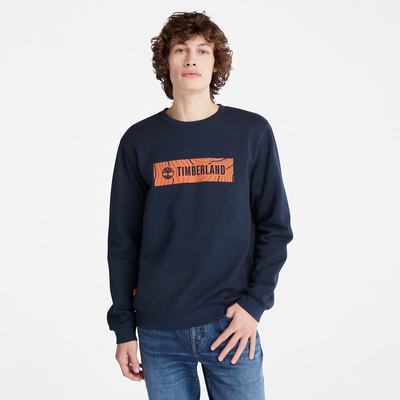 Timberland Oyster River Logo Tişörtü Erkek Lacivert | TR-5789B