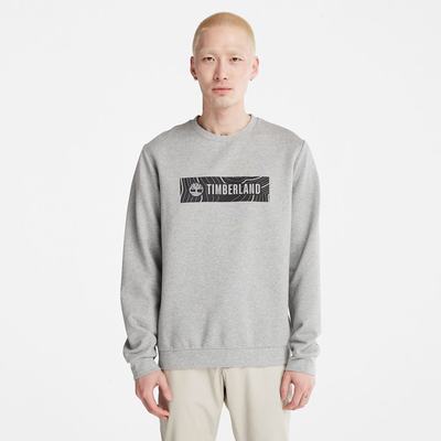 Timberland Oyster River Logo Tişörtü Erkek Gri | TR-9362N