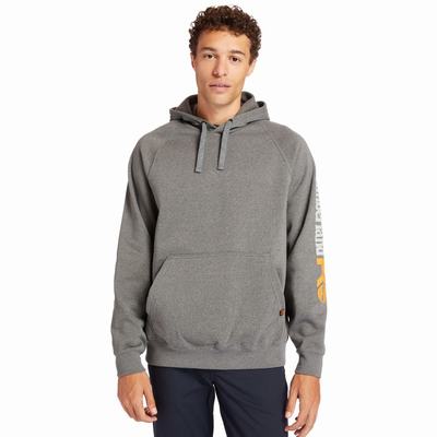 Timberland PRO® Hood Honcho Sport Kapüşonlu Sweatshirt Erkek Koyu Gri | TR-1709E
