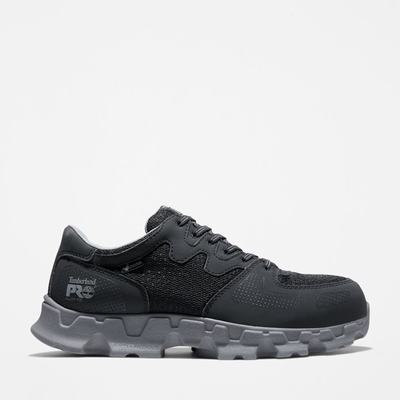 Timberland PRO® Powertrain Alloy Burunlu İş Sneaker İş Ayakkabısı Erkek Siyah Gri | TR-0654G