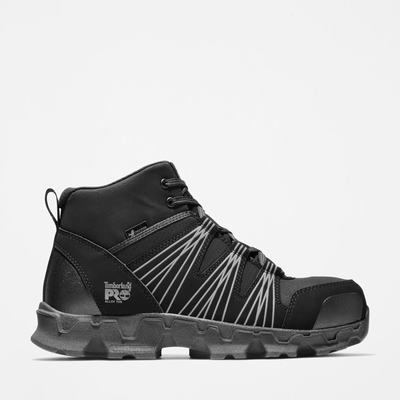 Timberland PRO® Powertrain Alloy Burunlu İş Sneaker Iş Botu Erkek Siyah | TR-9478Q