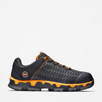 Timberland PRO® Powertrain Sport Alloy Burunlu İş Sneaker İş Ayakkabısı Erkek Siyah Turuncu | TR-3450Q